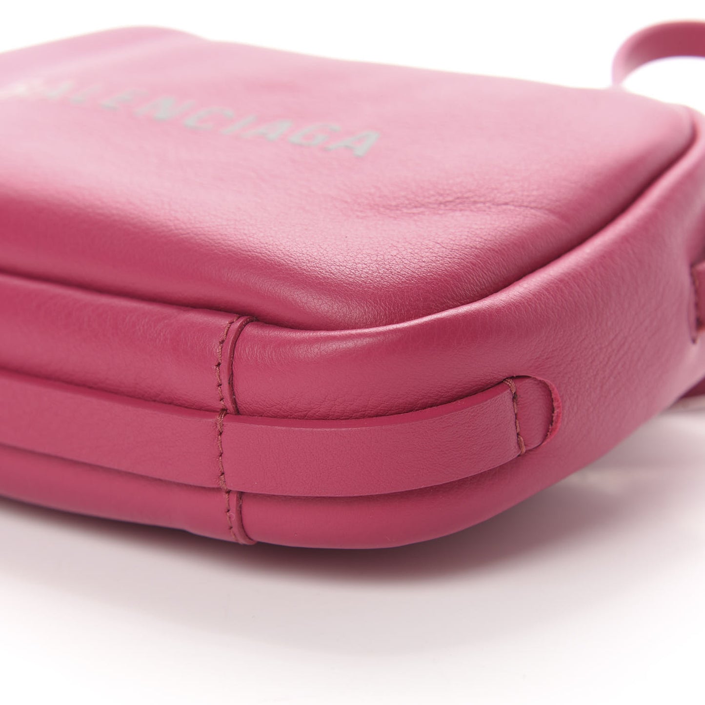 Calfskin Logo XS Everyday Camera Bag Rose Indien Black