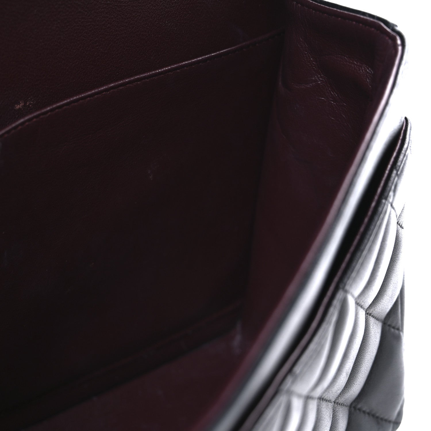 Chanel Lambskin Quilted Jumbo Double Flap Black 12 of 12