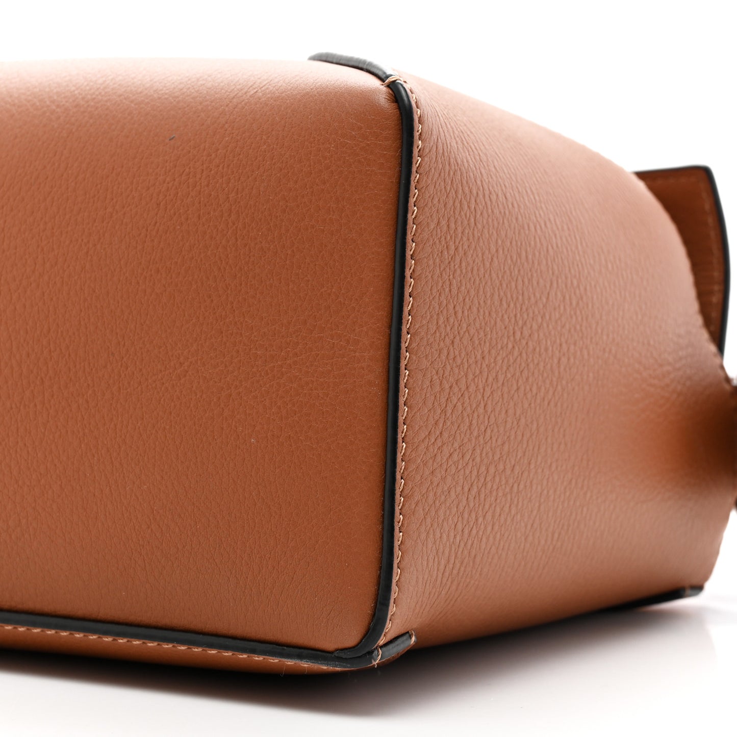 Calfskin Small Puzzle Edge Bag Tan