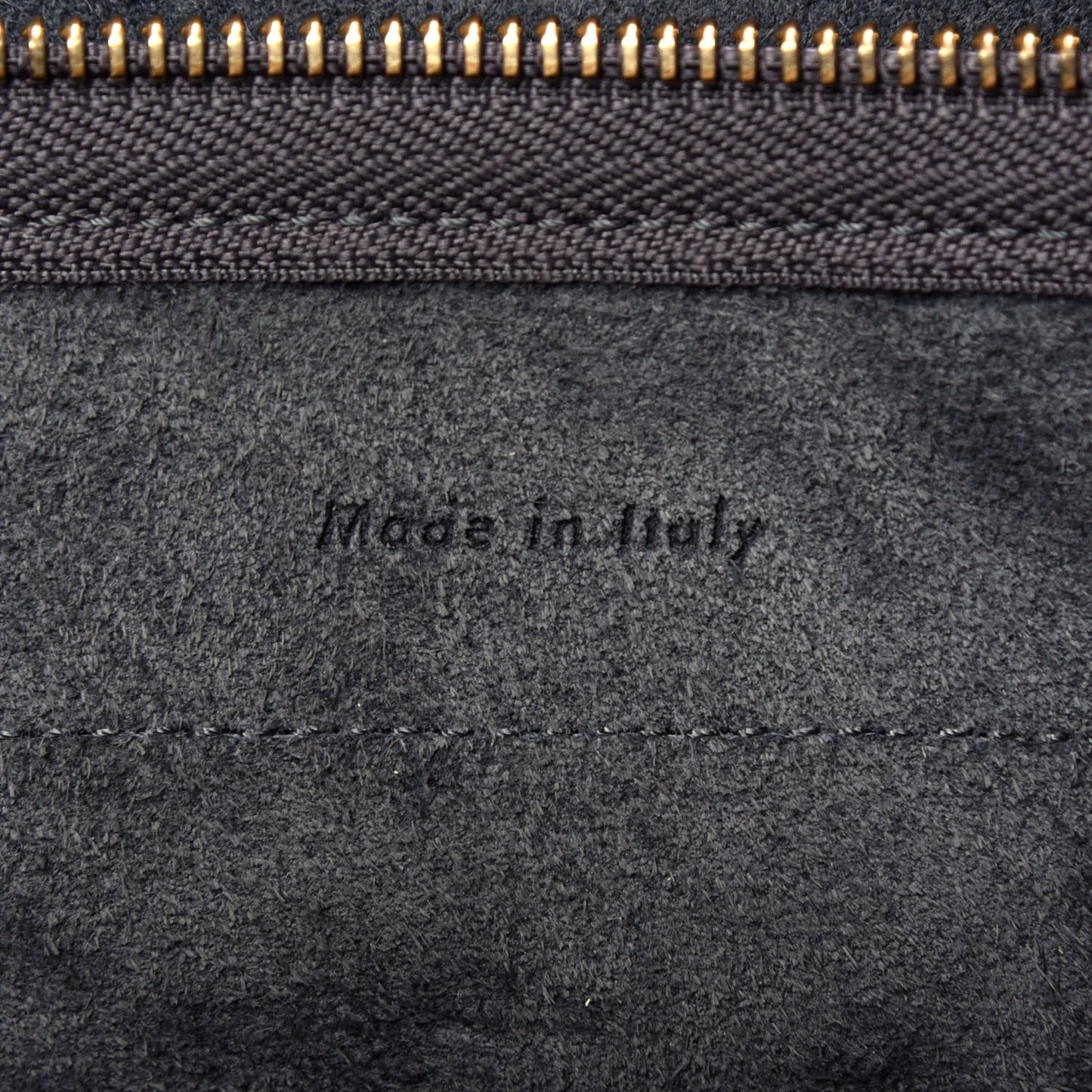 Grained Calfskin Nano Belt Bag Grey