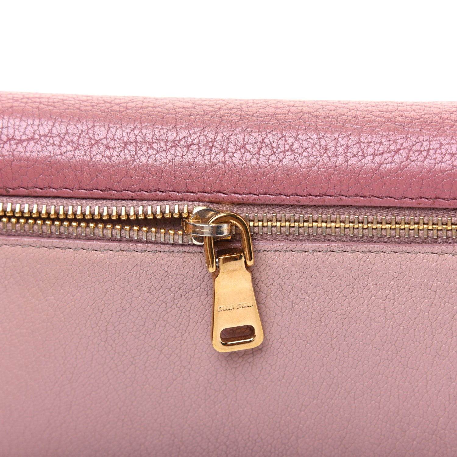 Miu Miu Goatskin Madras Bi-Color Continental Wallet Anticho Orchidea 23 of 26