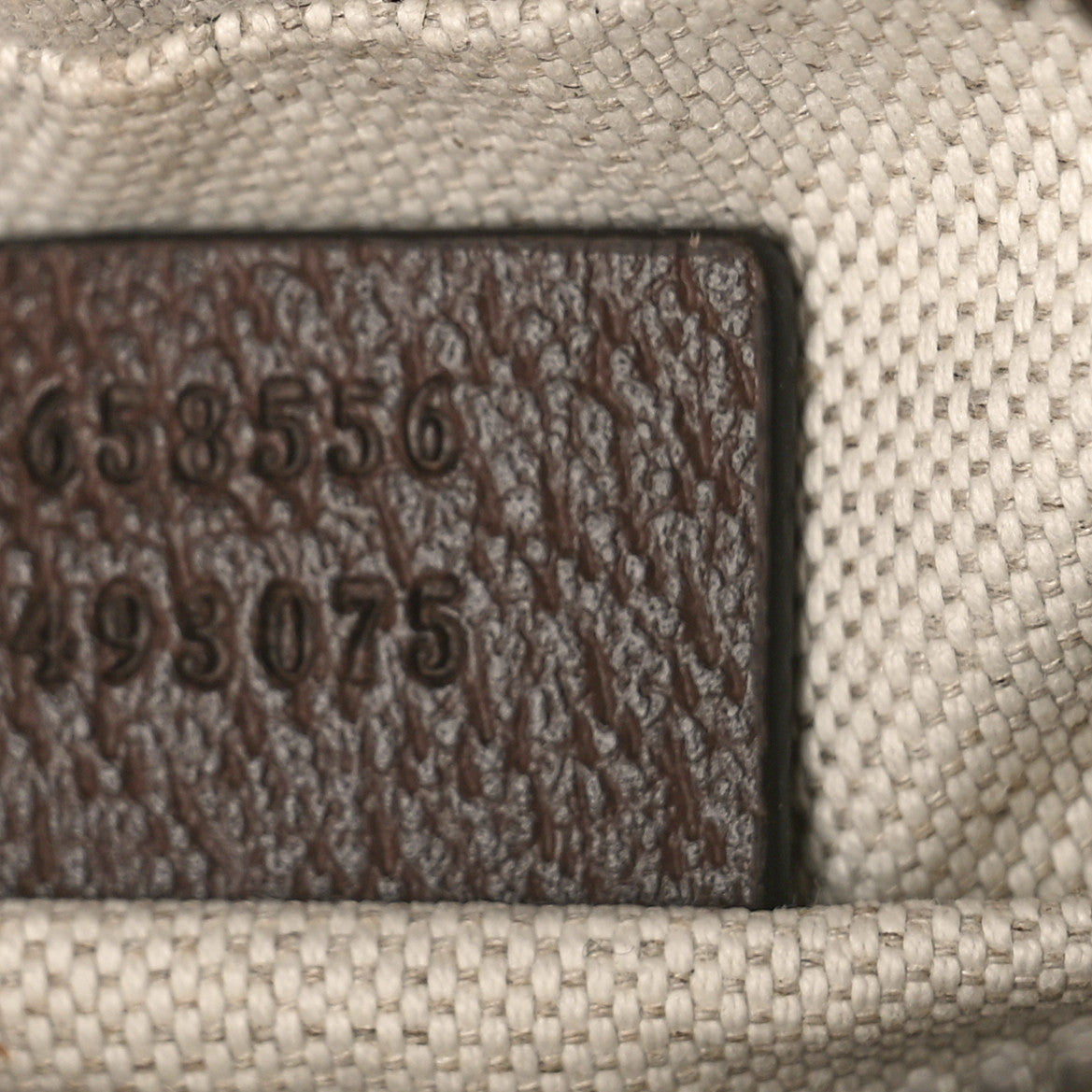 GG Supreme Monogram Mini Neo Vintage Double Zip Messenger Bag Beige New Acero Crop