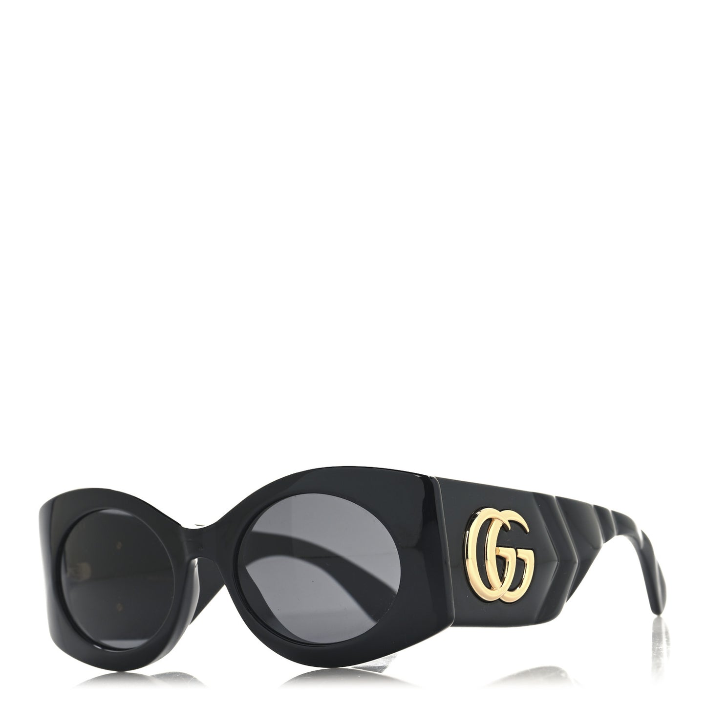 Acetate Frame GG Marmont Logo Sunglasses GG0810S Black