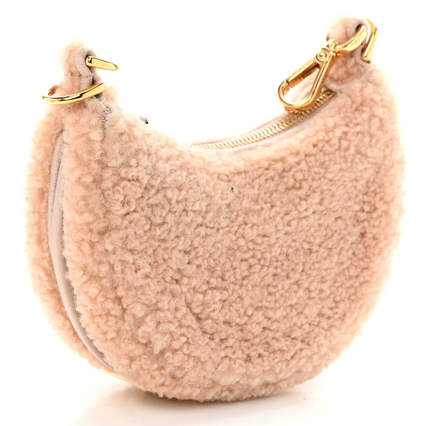 Shearling Vitello Grace Nano Fendigraphy Hobo Charm Soap