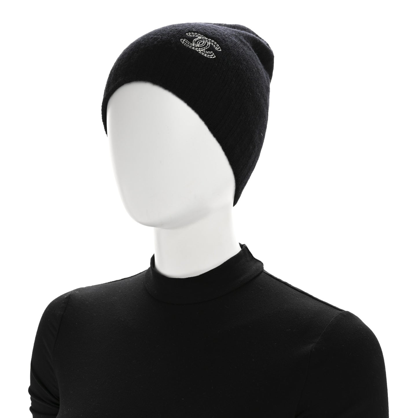 Cashmere CC Beanie Hat Black