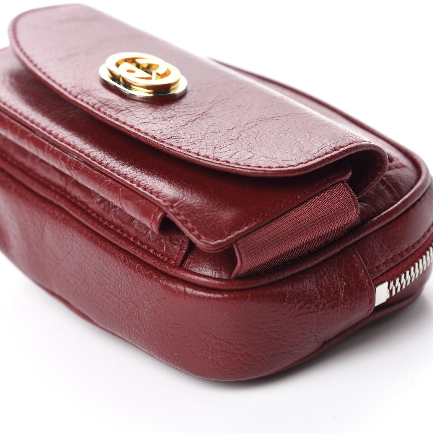 Cracked Calfskin Morpheus Belt Bag 90 36 Red
