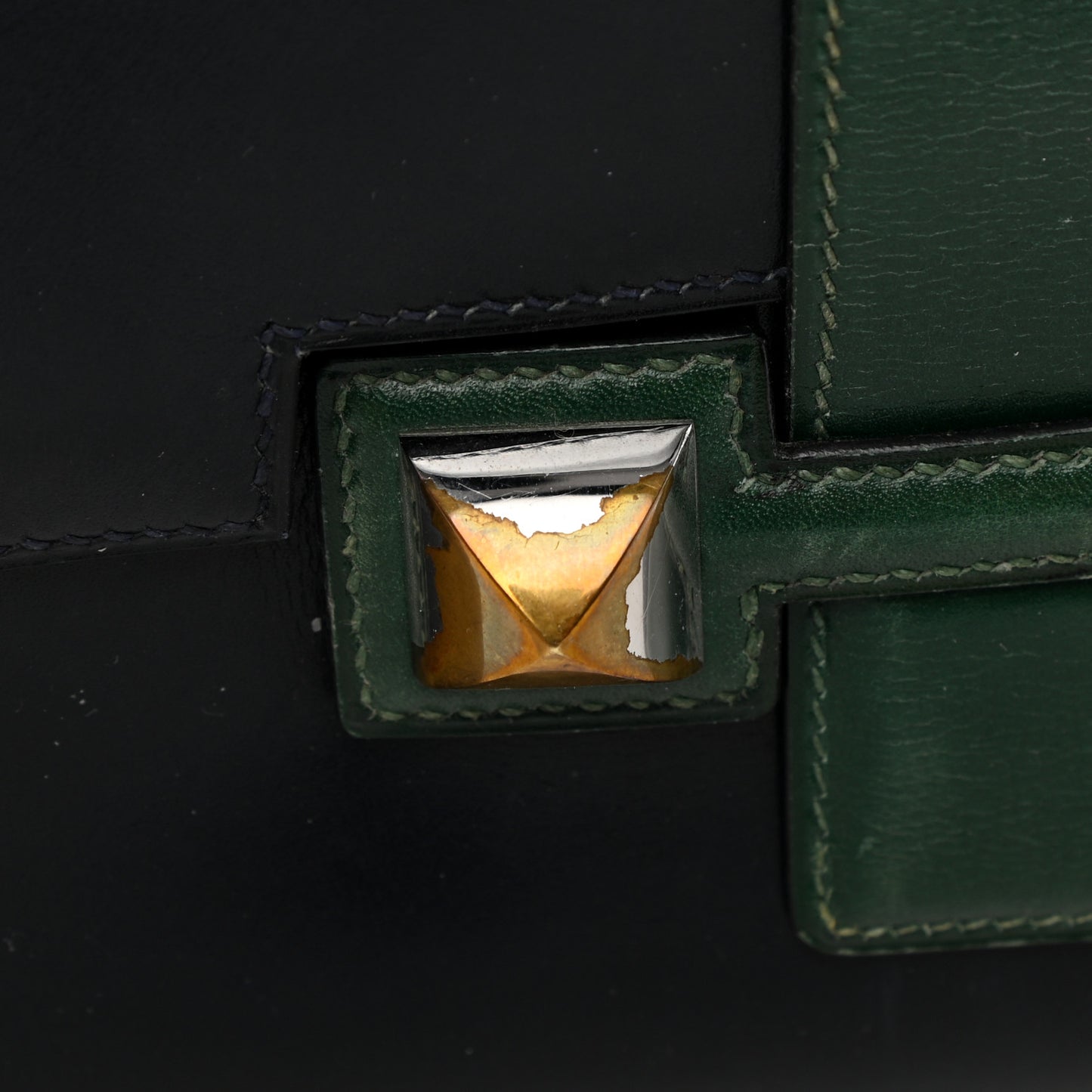 Box Medor Clutch 23 Bleu Indigo Vert Bengale