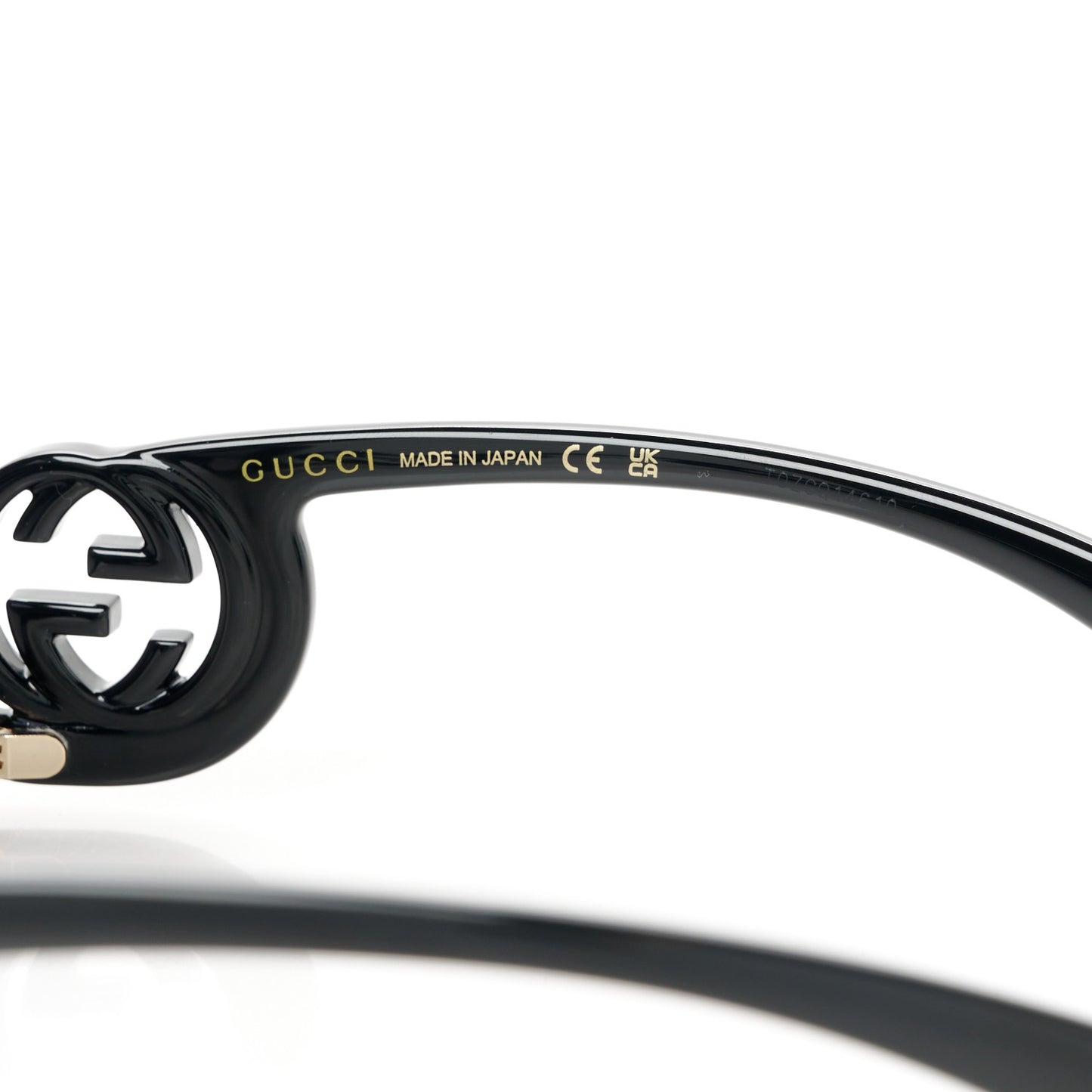 Acetate Rectangle Frame Sunglasses GG1326S Black