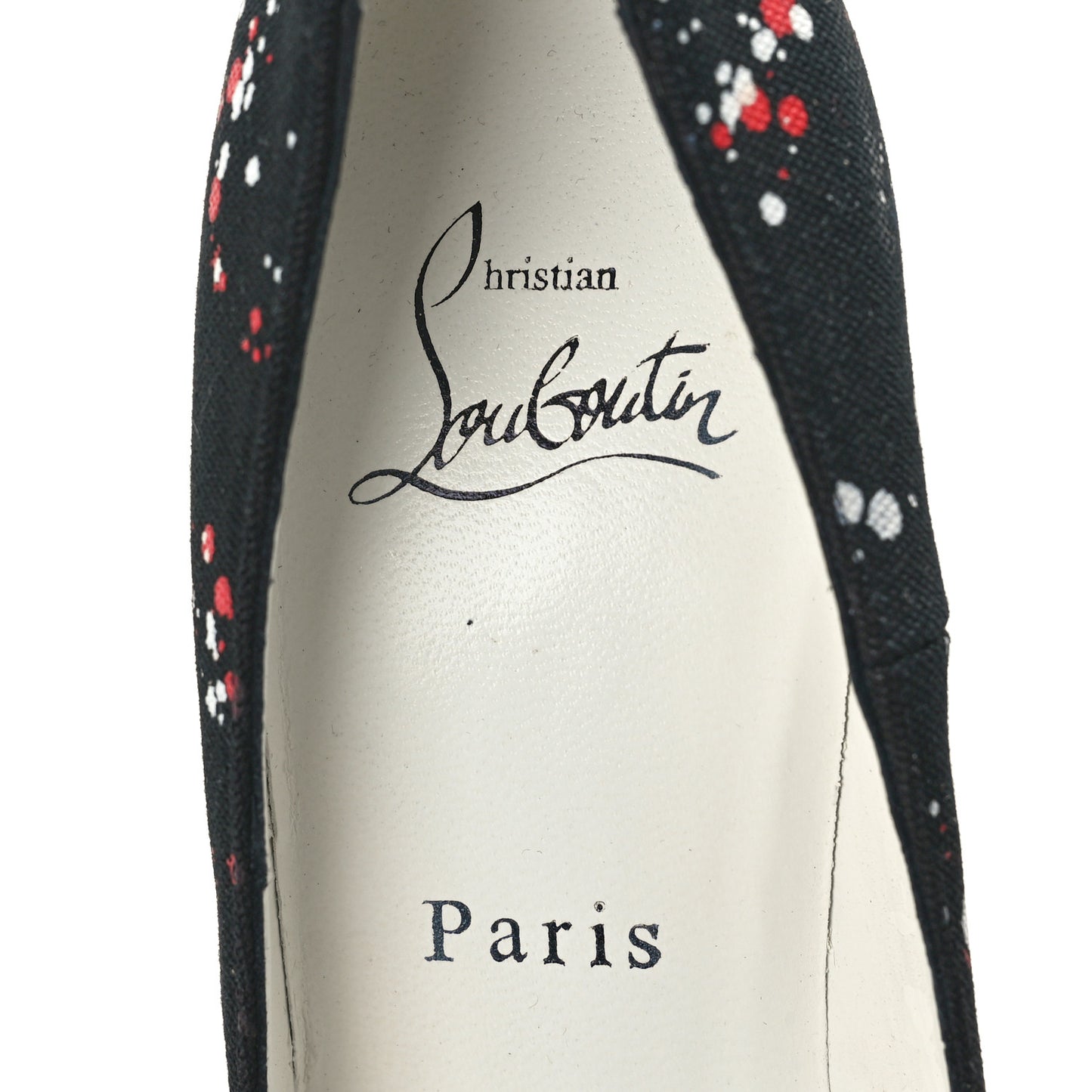 Toile So Kate 120 Splash Pumps 36 Black Red White