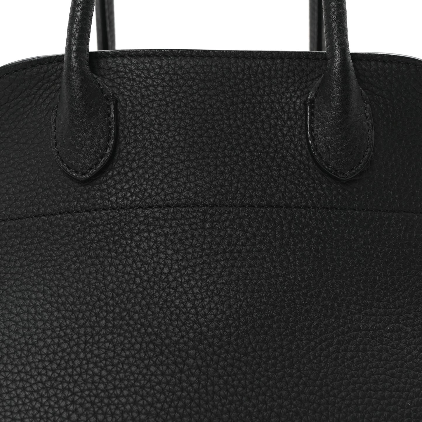Grained Calfskin Soft Margaux 10 Bag Black