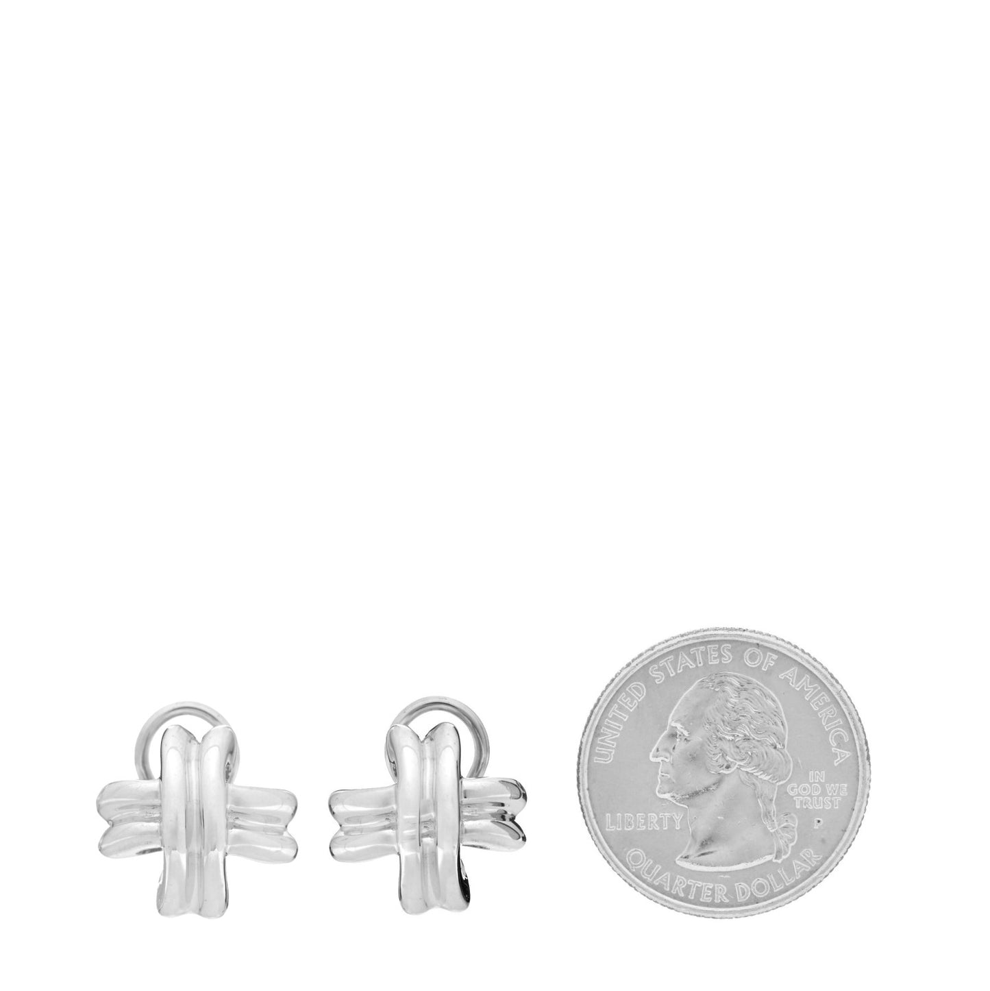 Sterling Silver Signature X Earrings