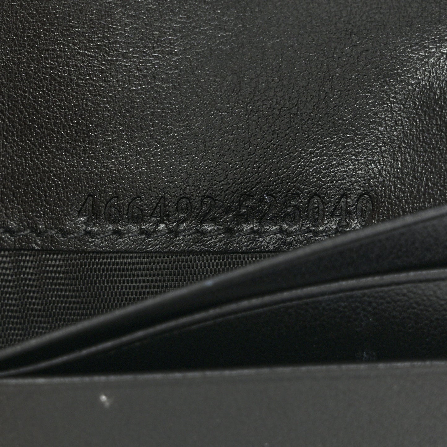 Calfskin Matelasse GG Marmont Card Case Black