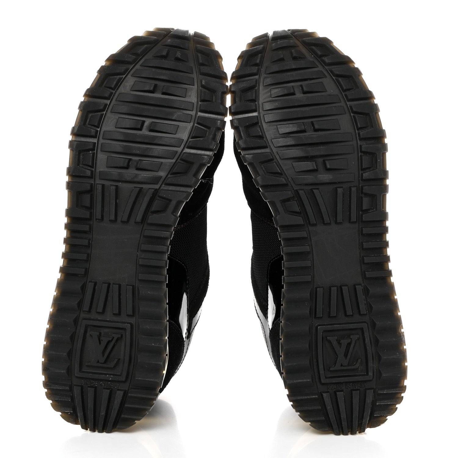Louis Vuitton Suede Monogram Run Away Sneakers 36.5 Black 5 of 9