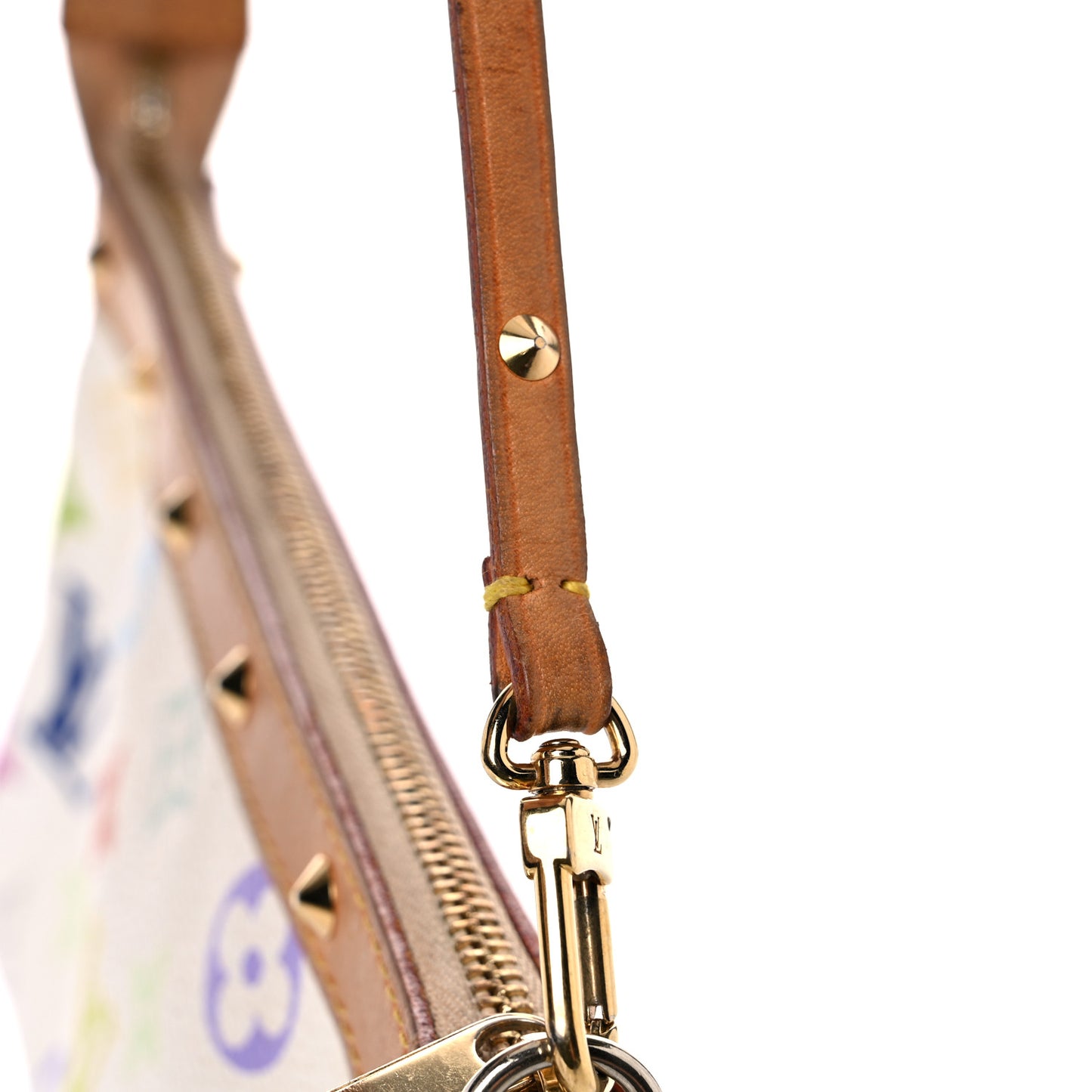 Monogram Multicolor Pochette Accessories White