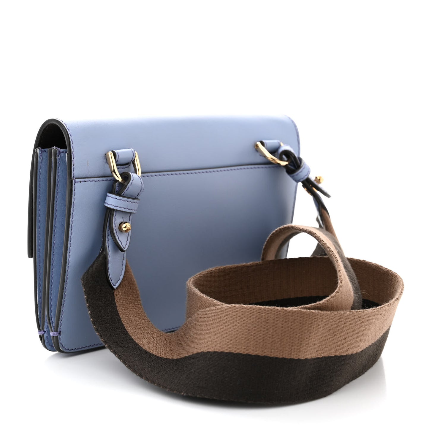 Vitello King Mini Flat Baguette Azzurro Sky