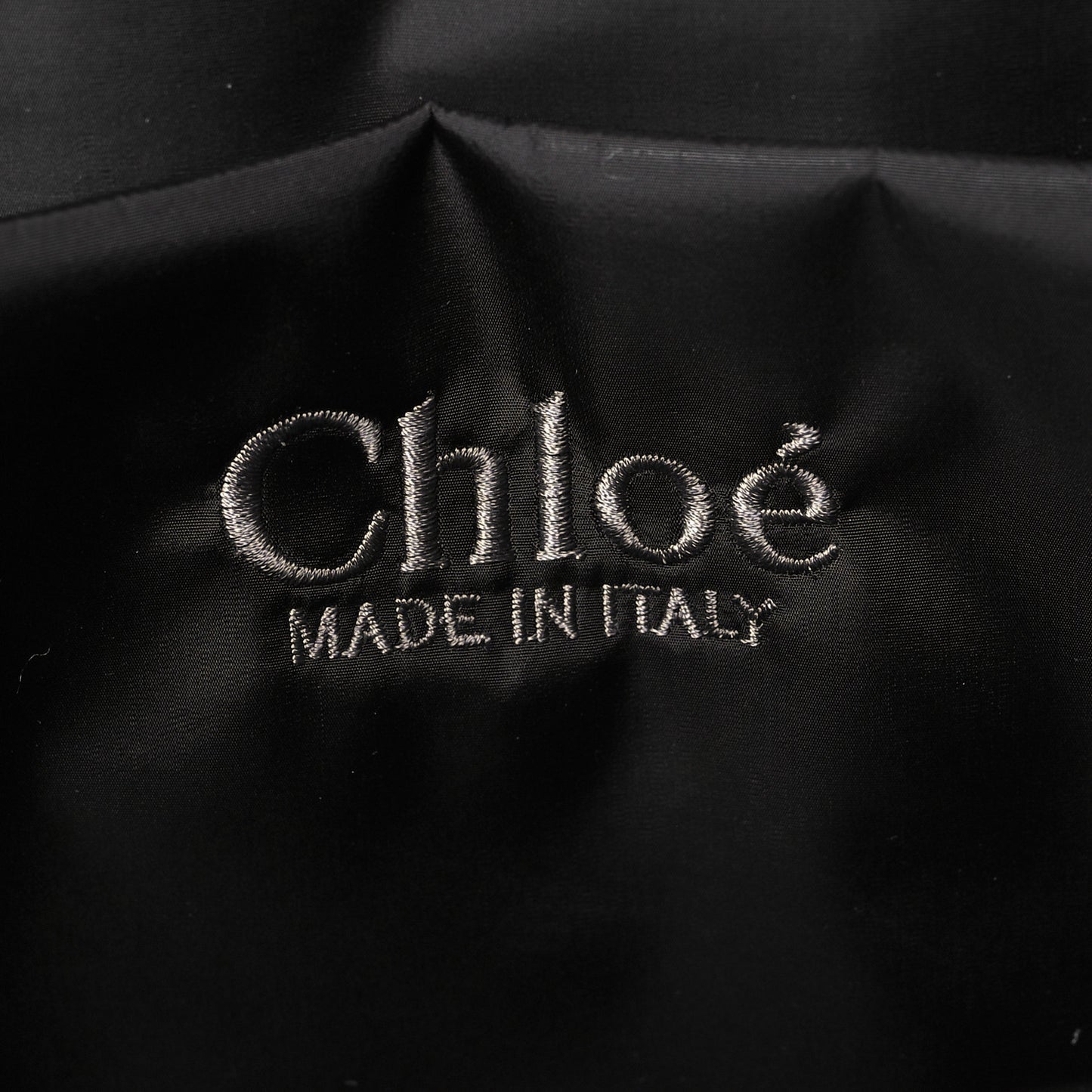 Recycled Polyester Medium Woody Ribbon Tote Black