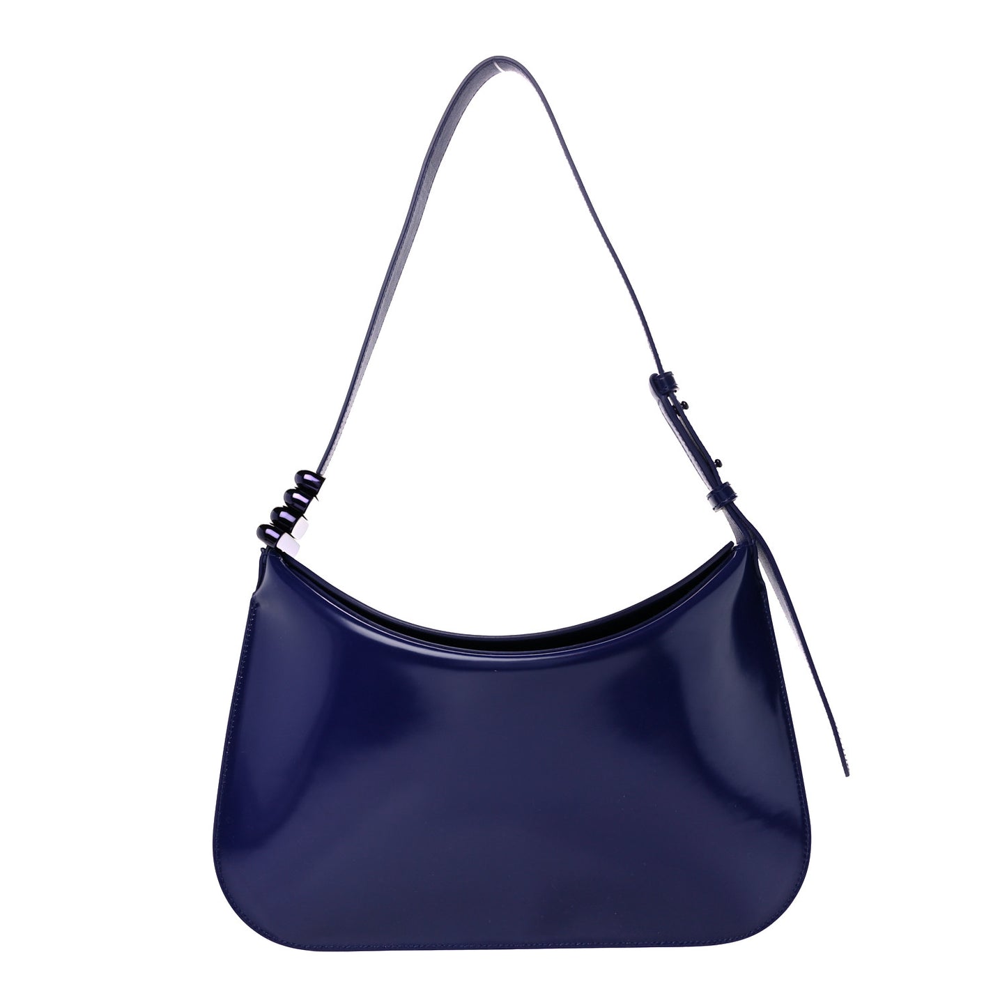 Patent Small Metal Loops Shoulder Bag Unicorn