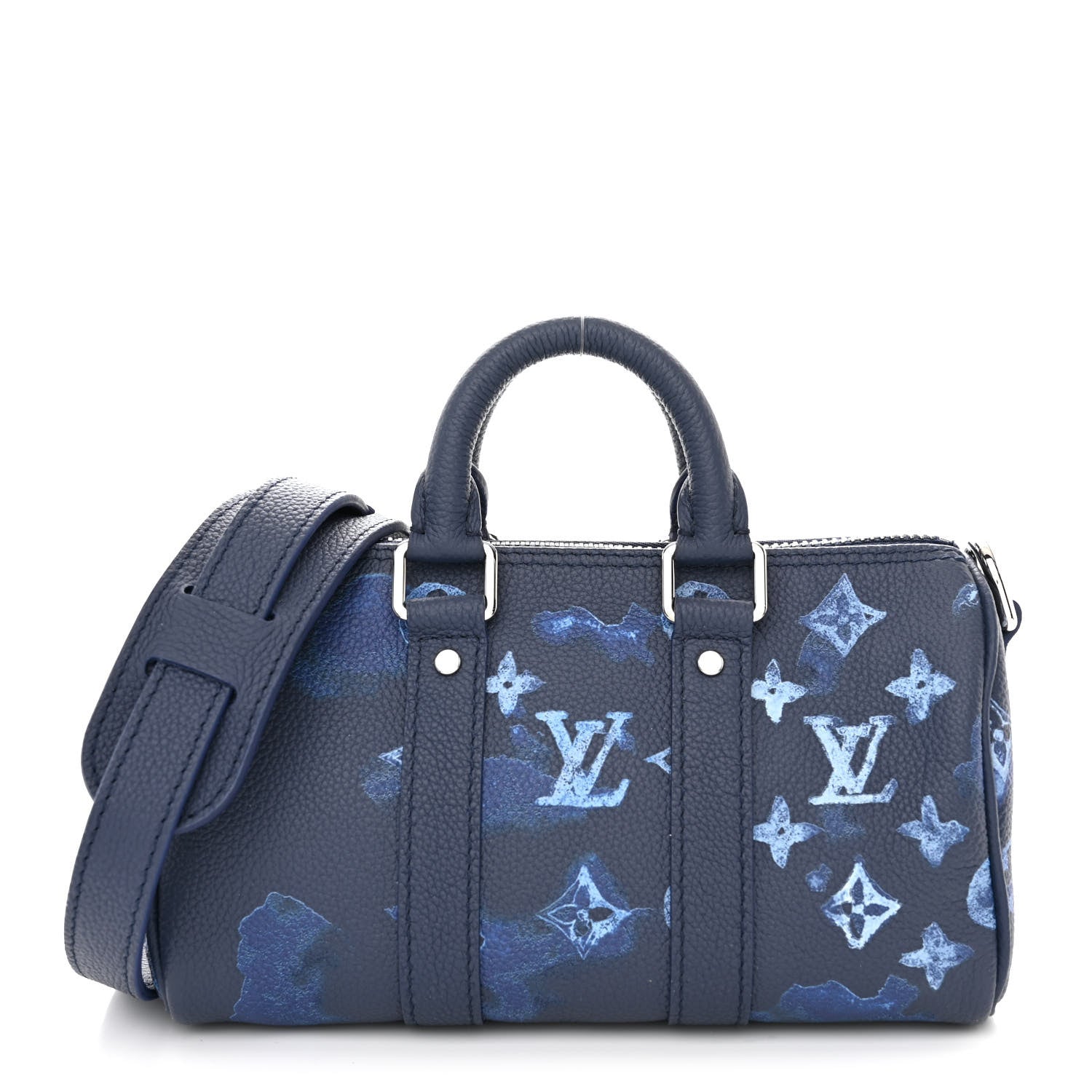 Louis Vuitton Monogram Ink Watercolor Keepall XS Blue 1 of 9