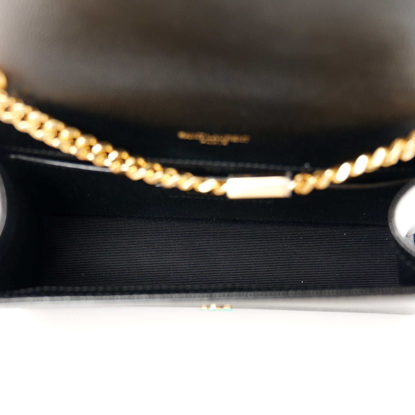 Grain De Poudre Small Monogram Kate Satchel Black