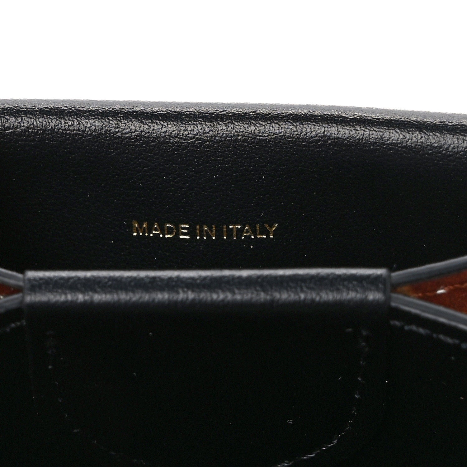 Burberry Calfskin Deer Printed Jessie Chain Card Case Malt Brown 8 of 11