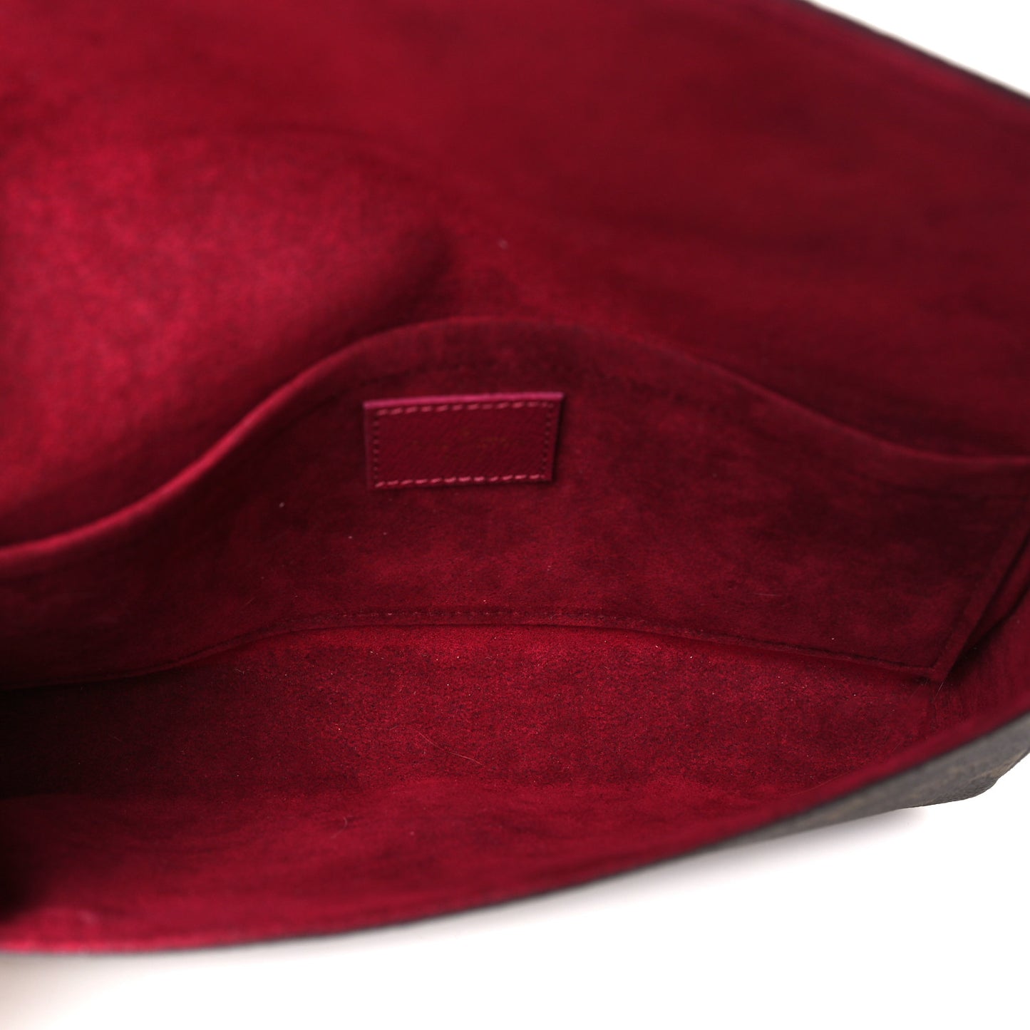 Monogram Pochette Felicie Chain Wallet Fuchsia