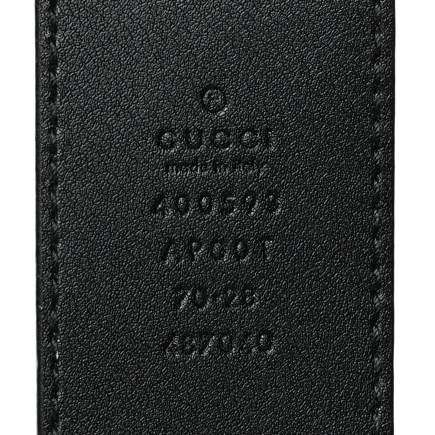 Calfskin Double G 40mm Belt 70 28 Black