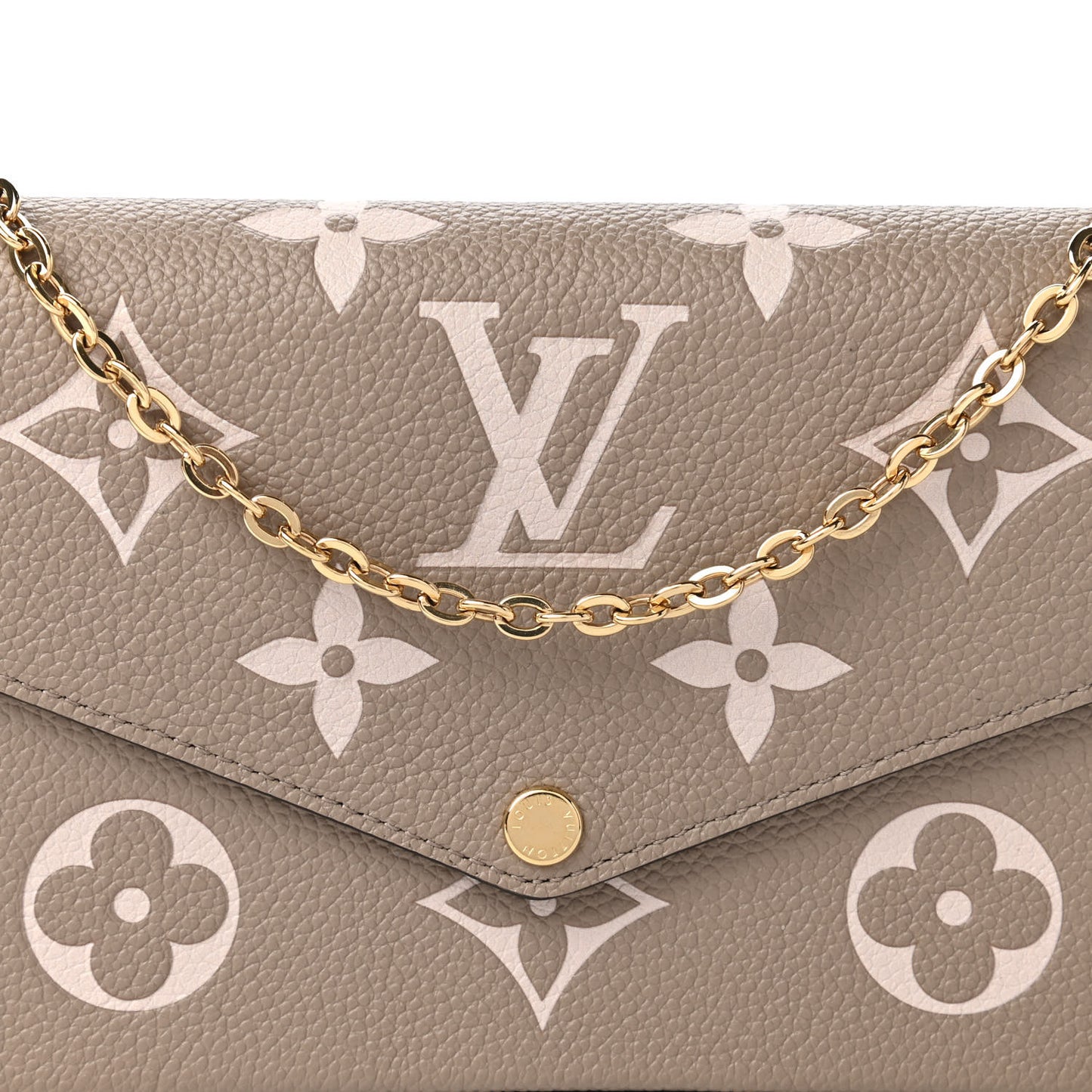 Empreinte Monogram Giant Felicie Pochette Tourterelle Creme