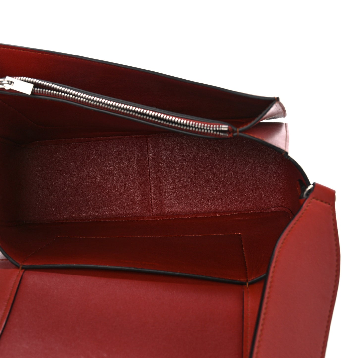 Shiny Smooth Calfskin Medium Frame Shoulder Bag Maple White