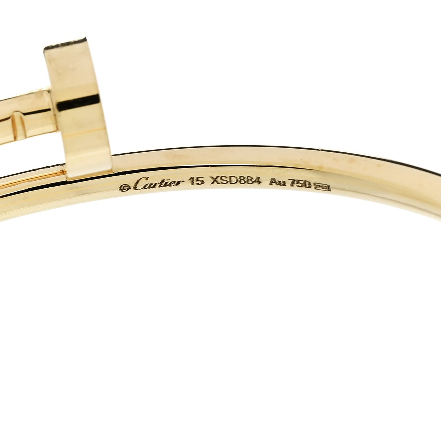 18K Yellow Gold Small Juste Un Clou Bracelet 15