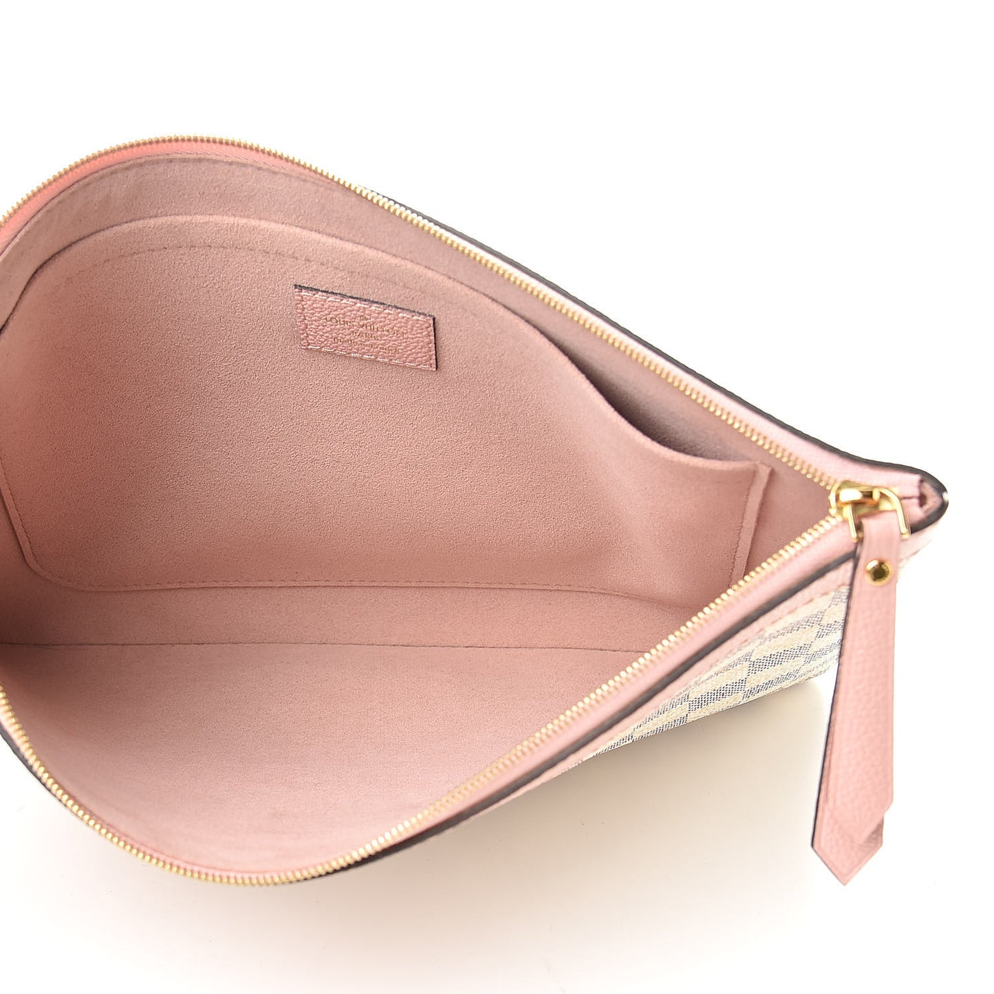 Damier Azur Daily Pouch Rose Poudre