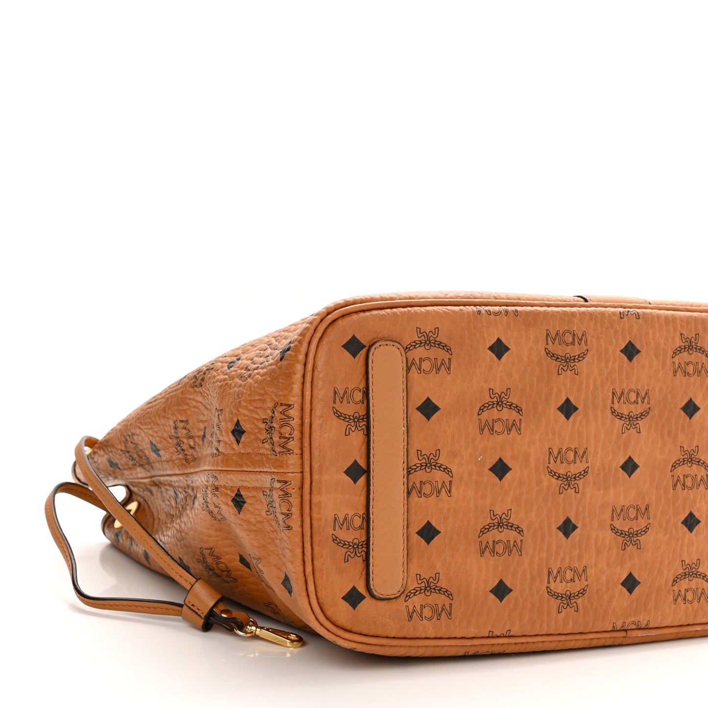 Visetos Medium Liz Reversible Shopper Tote Cognac