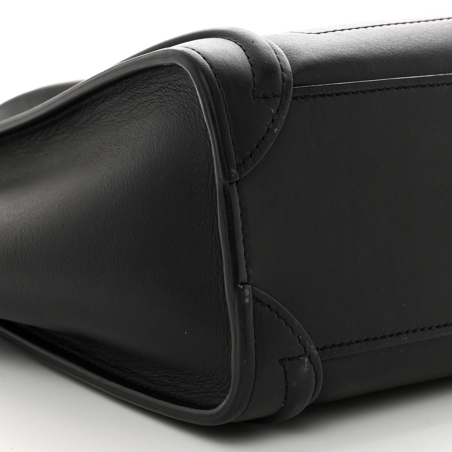 Celine Smooth Calfskin Nano Luggage Black 9 of 10