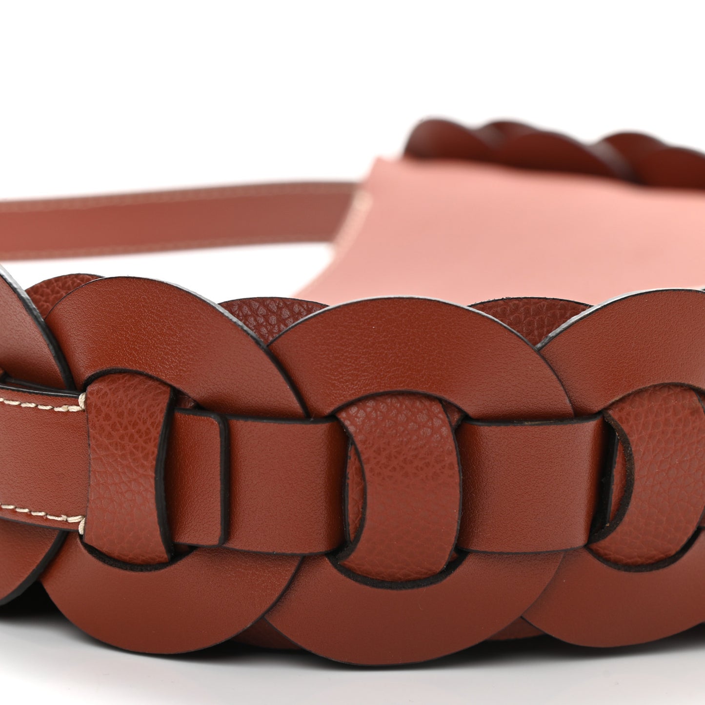 Small Grain Smooth Calfskin Medium Darryl Hobo Sepia Brown