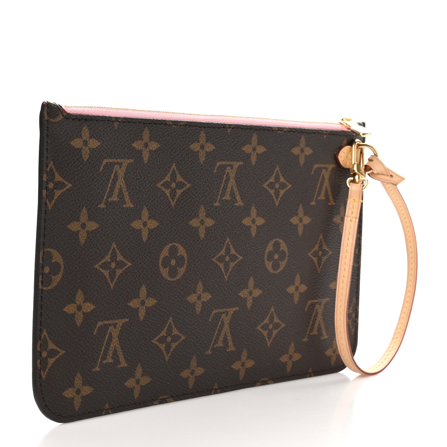 Louis Vuitton Monogram Neverfull MM GM Pochette Rose Ballerine 3 of 8