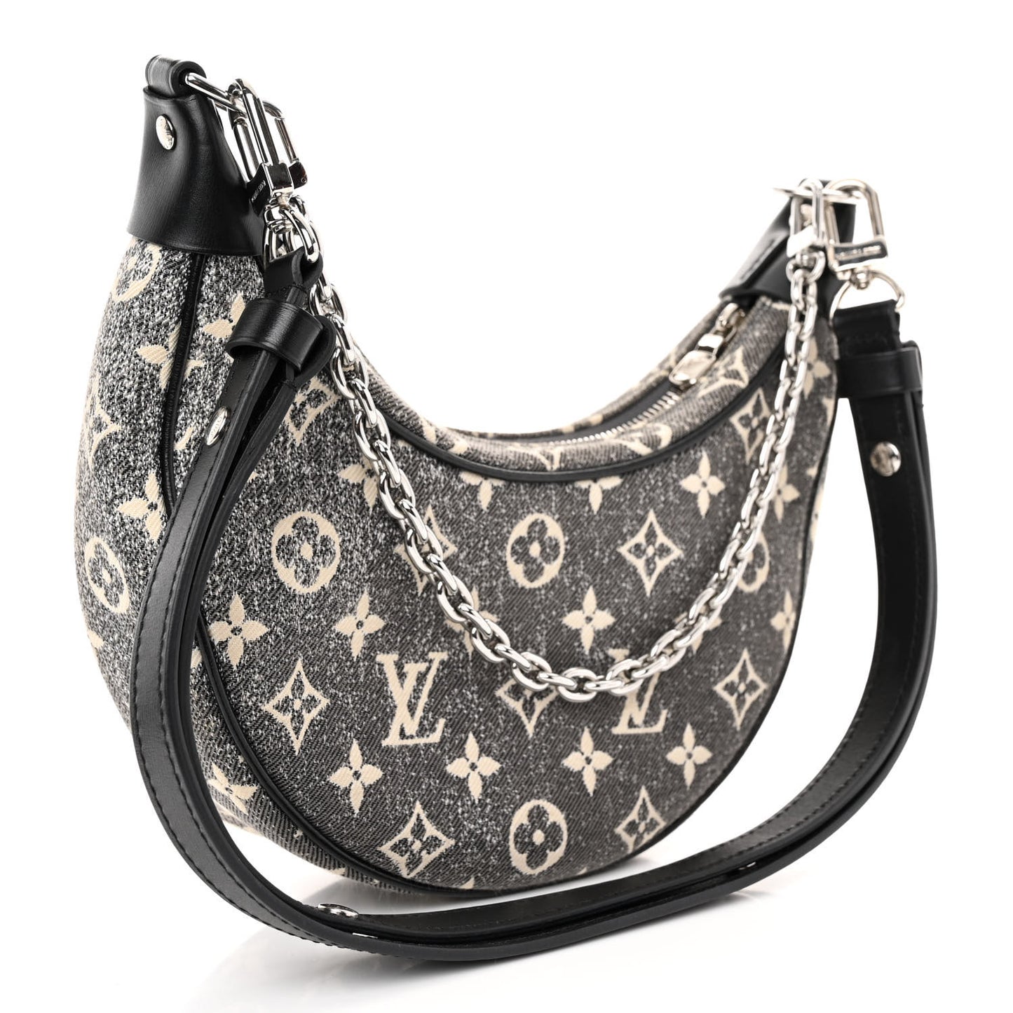 Monogram Jacquard Denim Loop Black