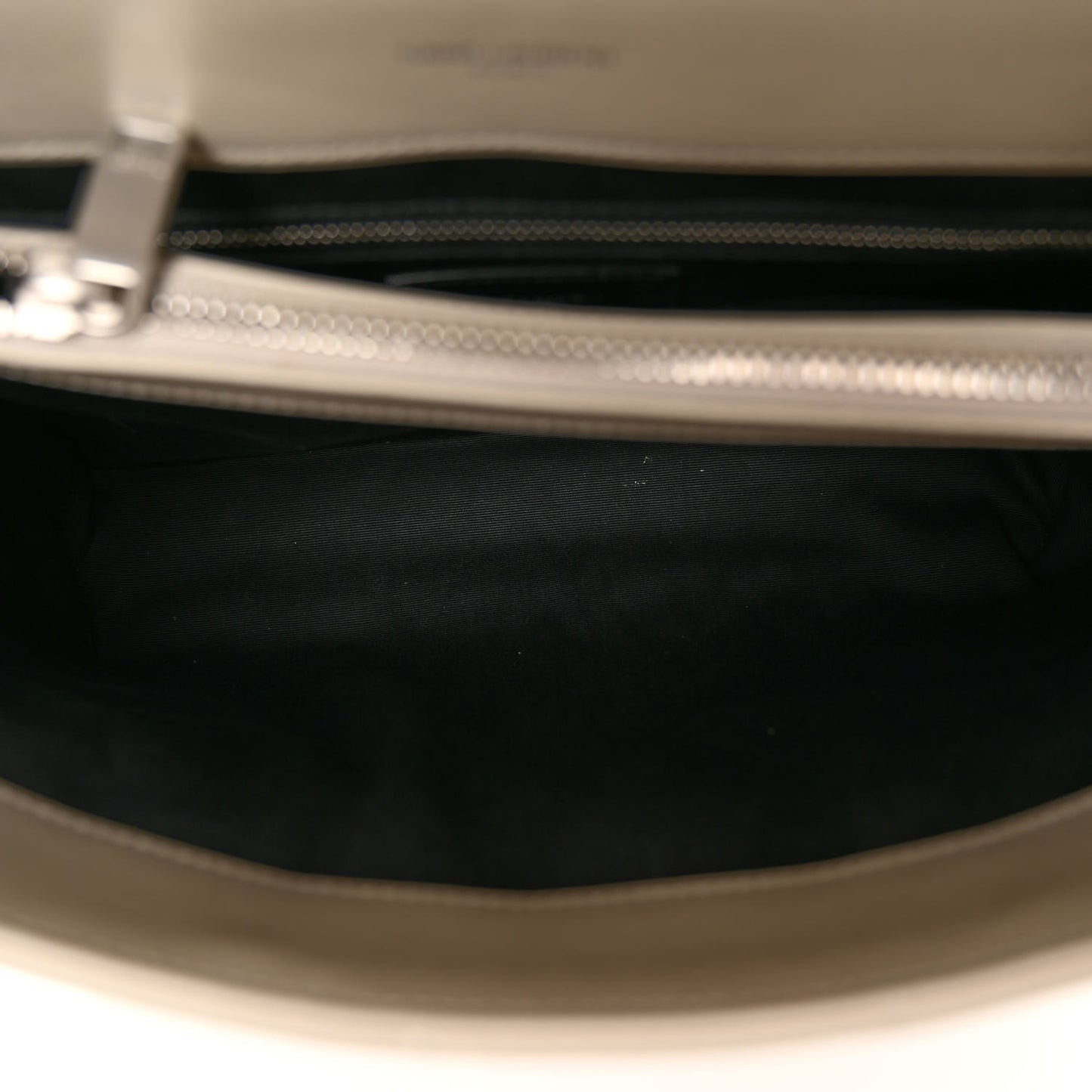 Calfskin Y Quilted Monogram Medium Loulou Chain Satchel Crema Soft