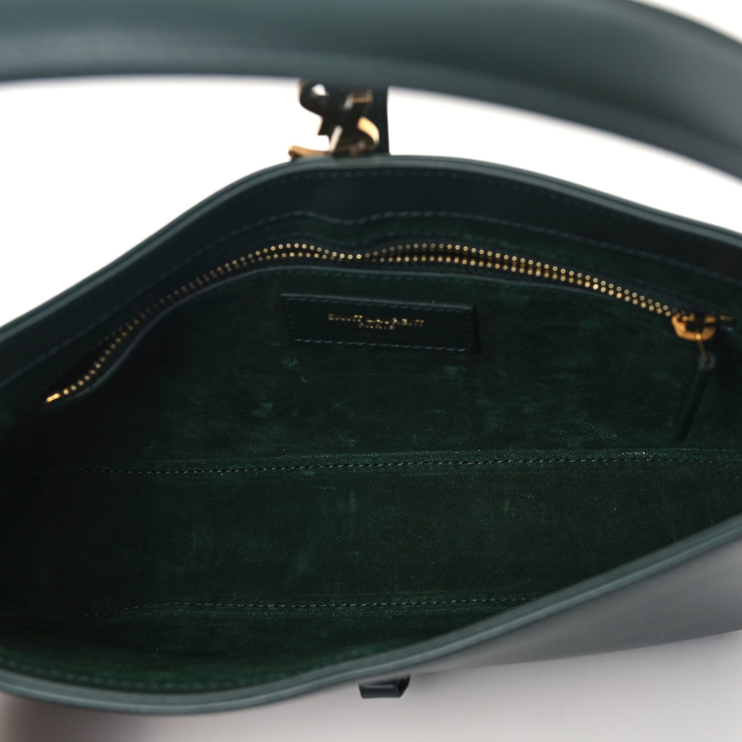 Smooth Calfskin Le 5 A 7 Hobo Vert Fonce