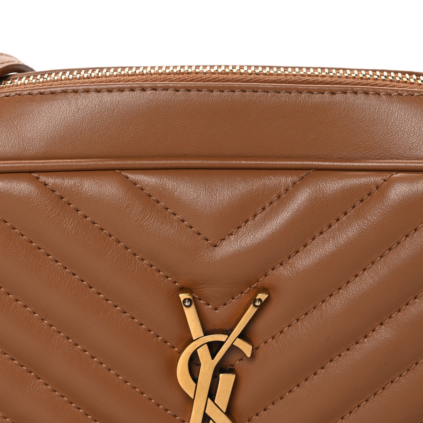 Calfskin Matelasse Monogram Lou Camera Bag Cinnamon