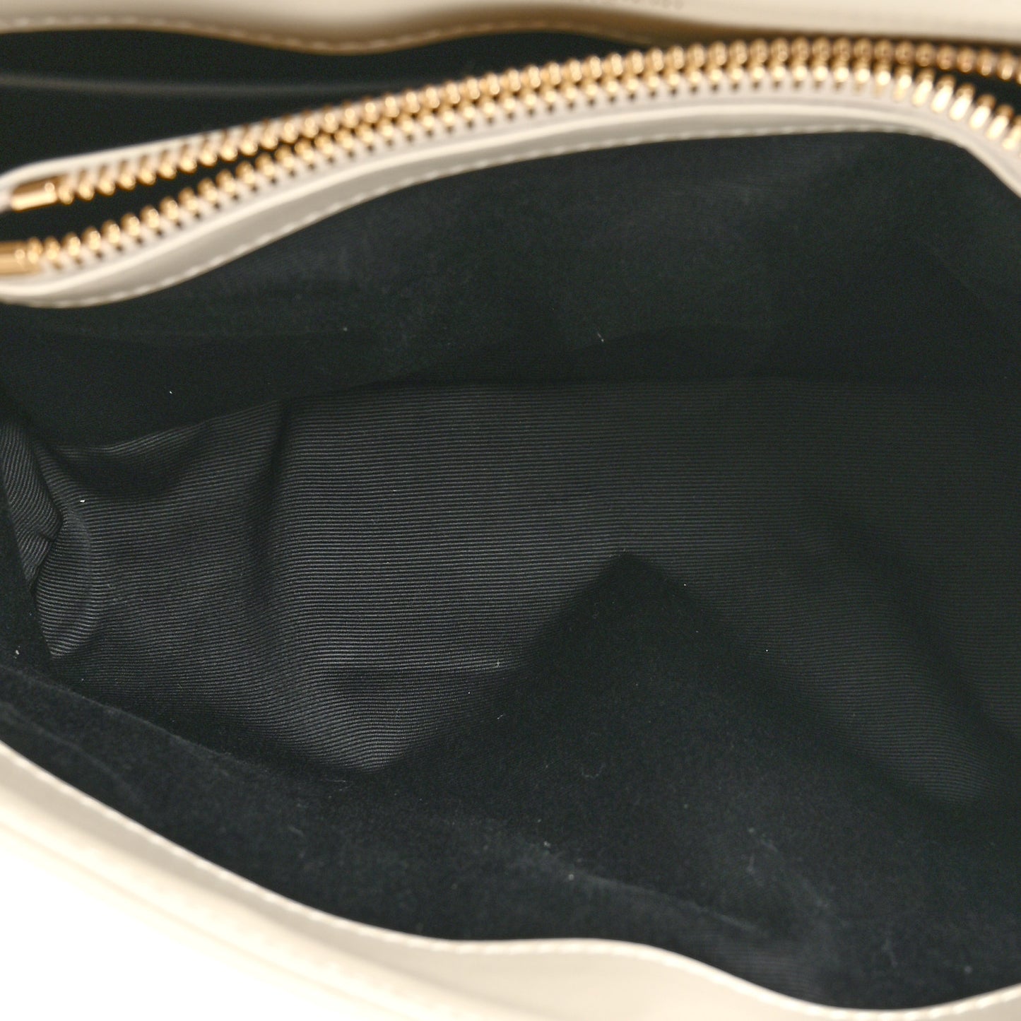 Calfskin Y Quilted Monogram Small Loulou Chain Satchel Crema Soft