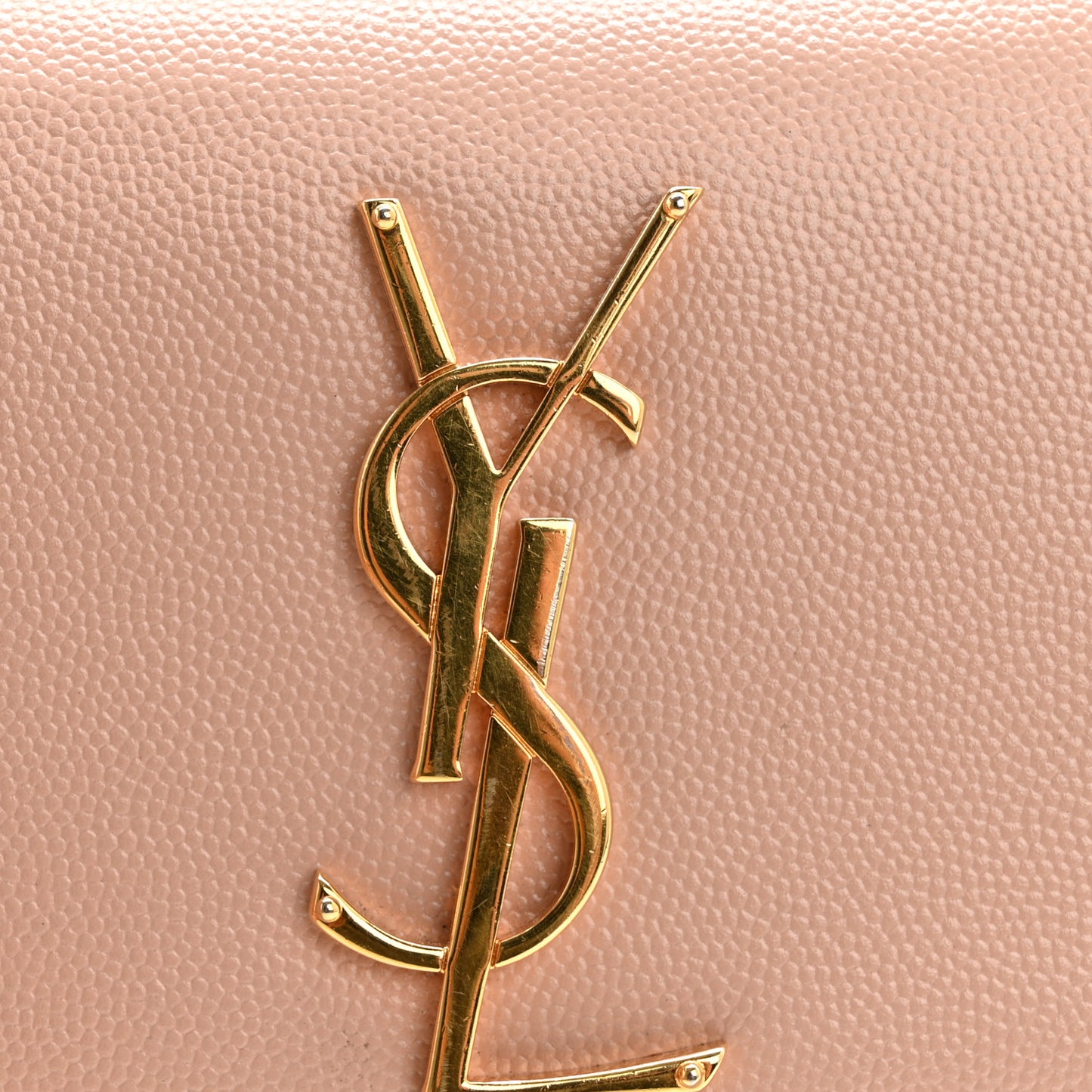 Grain De Poudre Small Monogram Kate Satchel Pale Blush