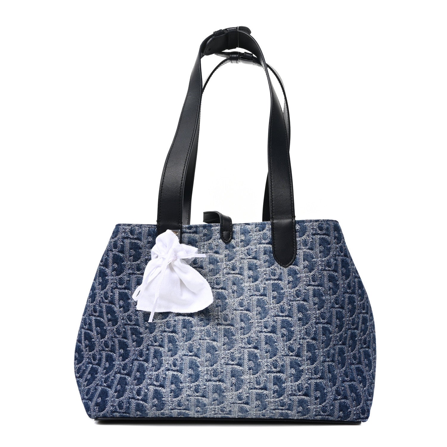 Christian Dior Denim Jacquard Oblique Medium Toujours Blue 1778902 –  FASHIONPHILE