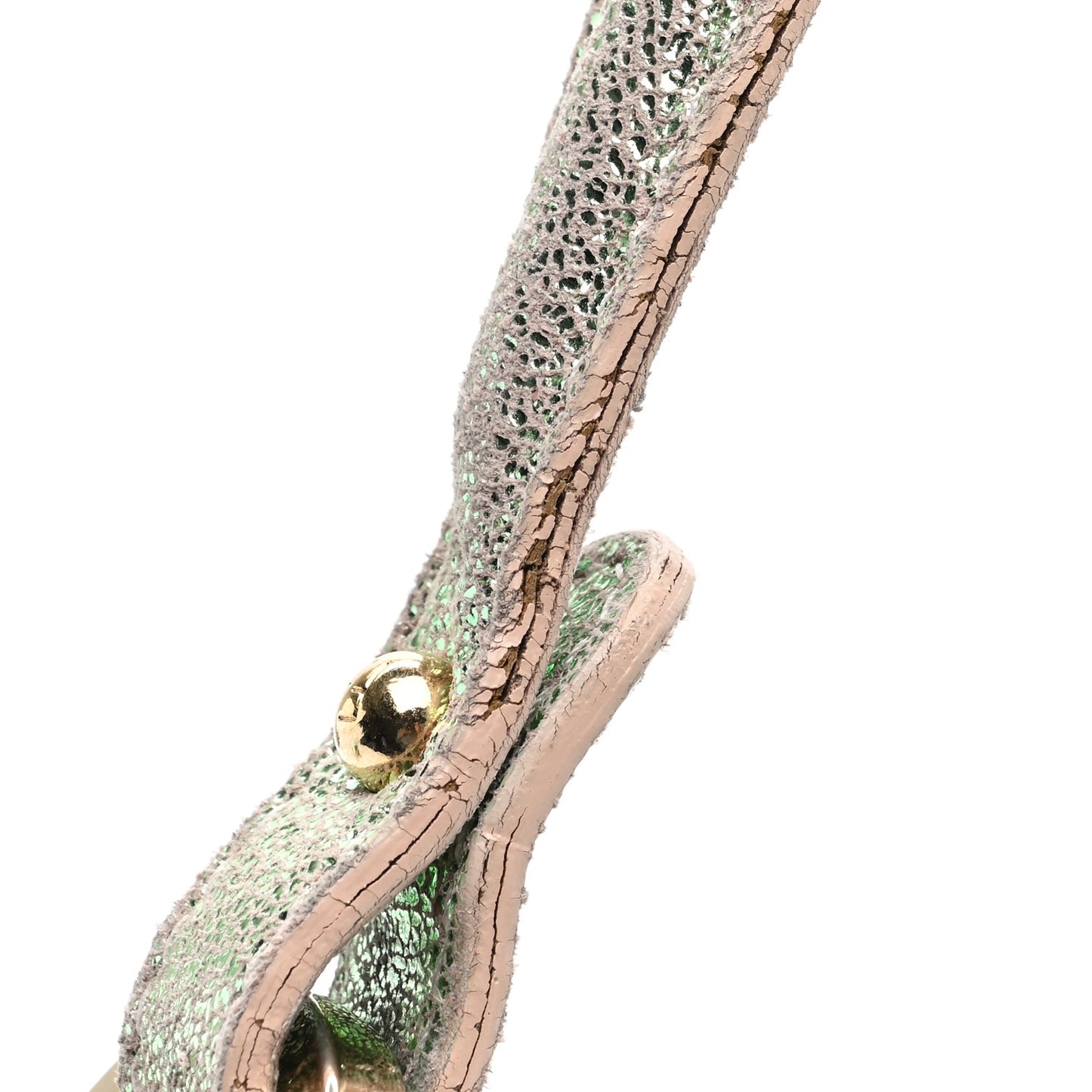 Metallic Nappa Small Chef Shoulder Bag Multicolor