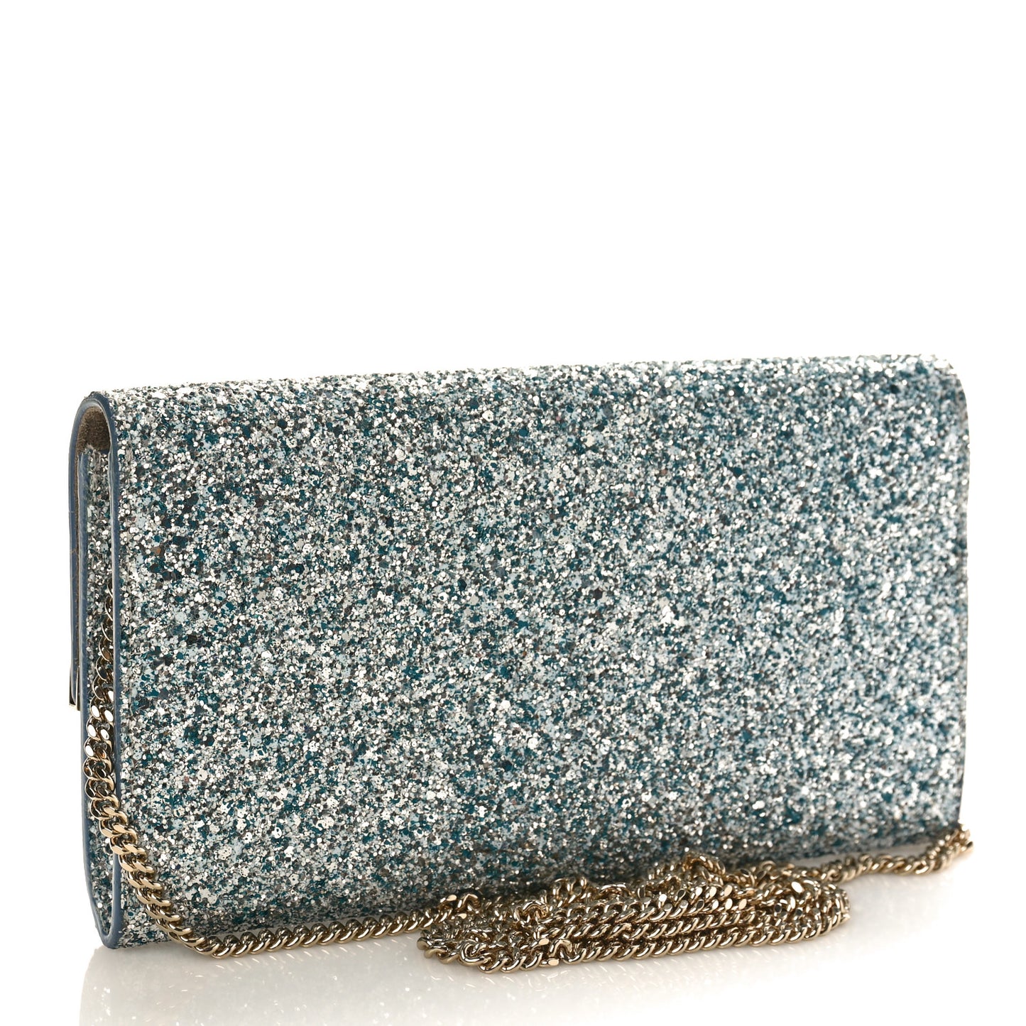 Glitter Emmie Clutch Silver
