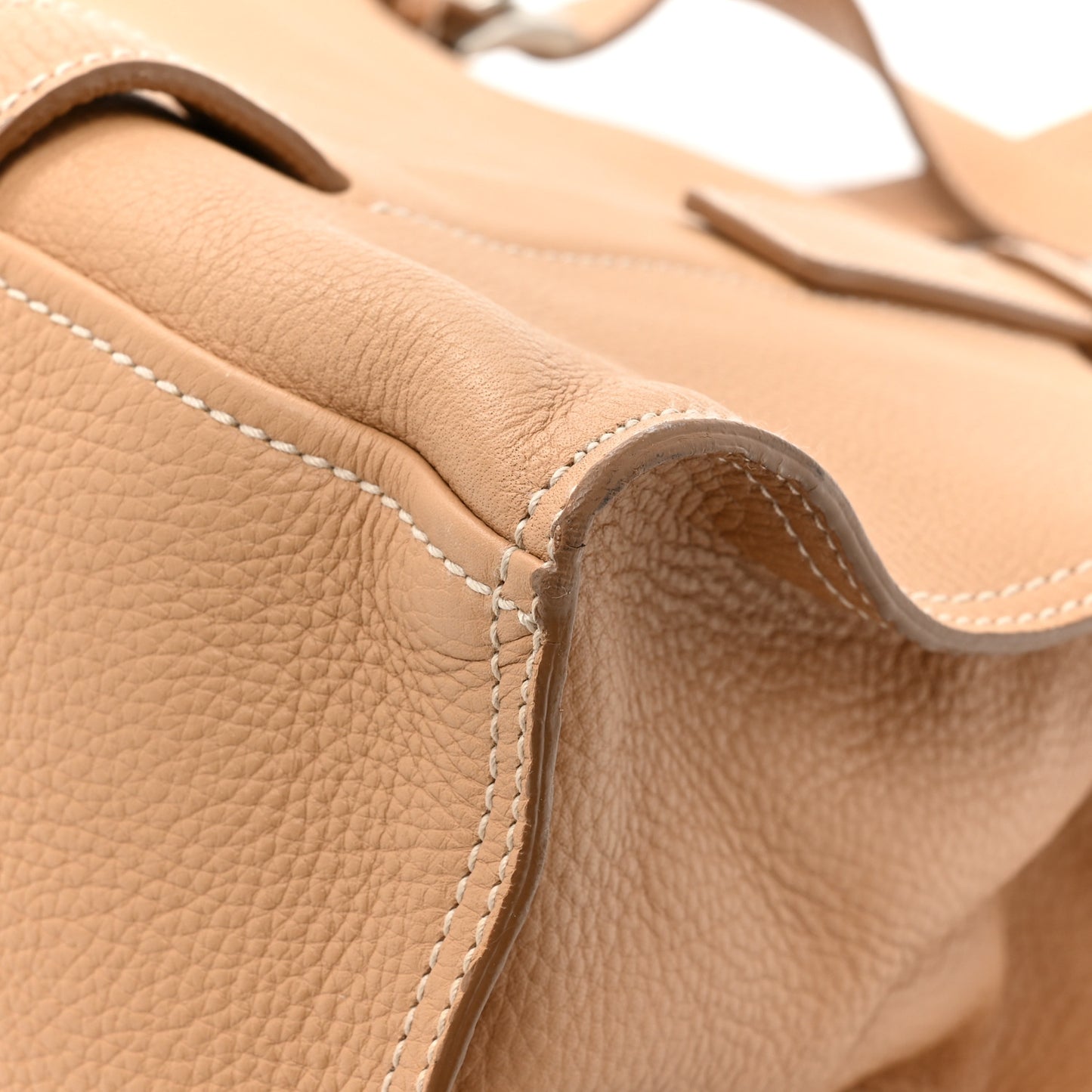 Vitello Daino Shoulder Bag Sughero