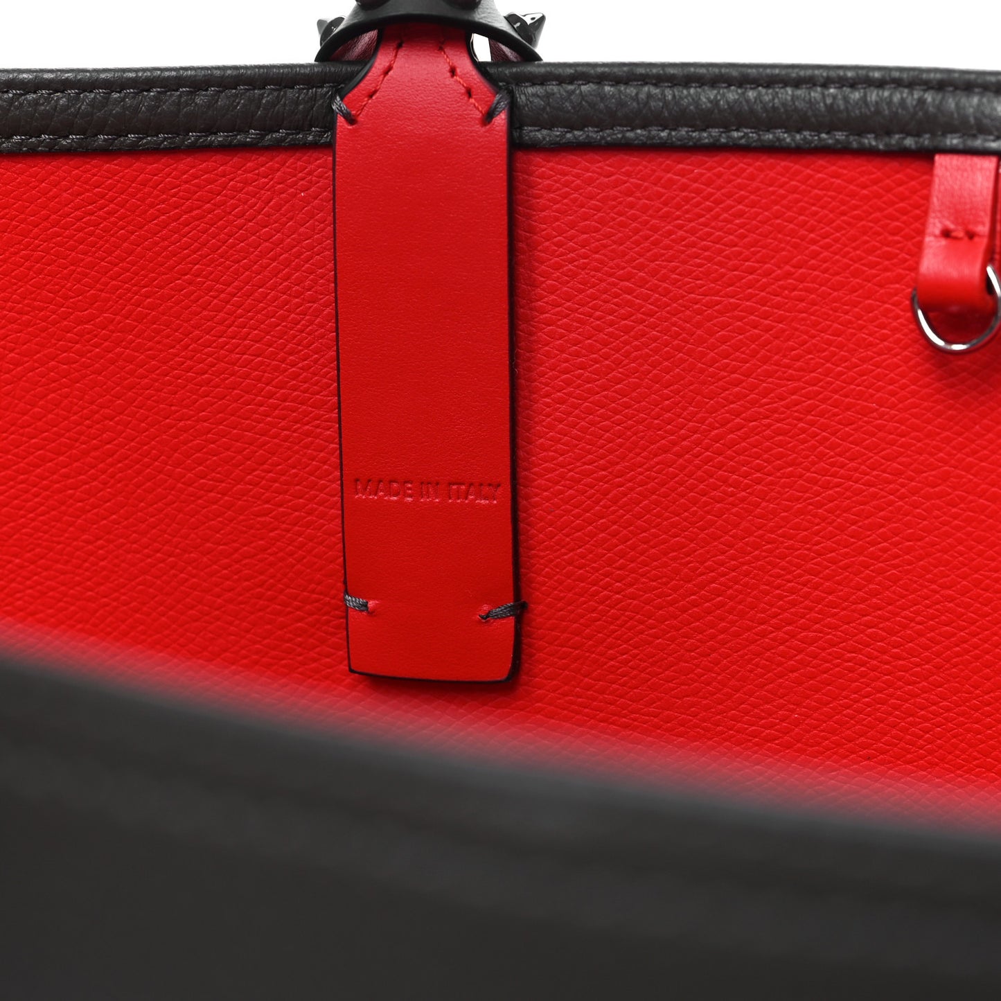 Calfskin Spikes East West Cabata Tote Charbon