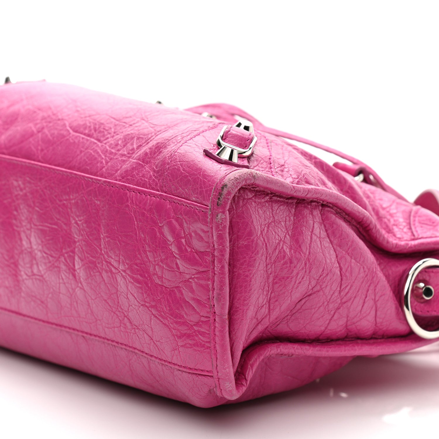 Balenciaga Agneau Classic Silver Hardware S City Rose Magenta 10 of 12