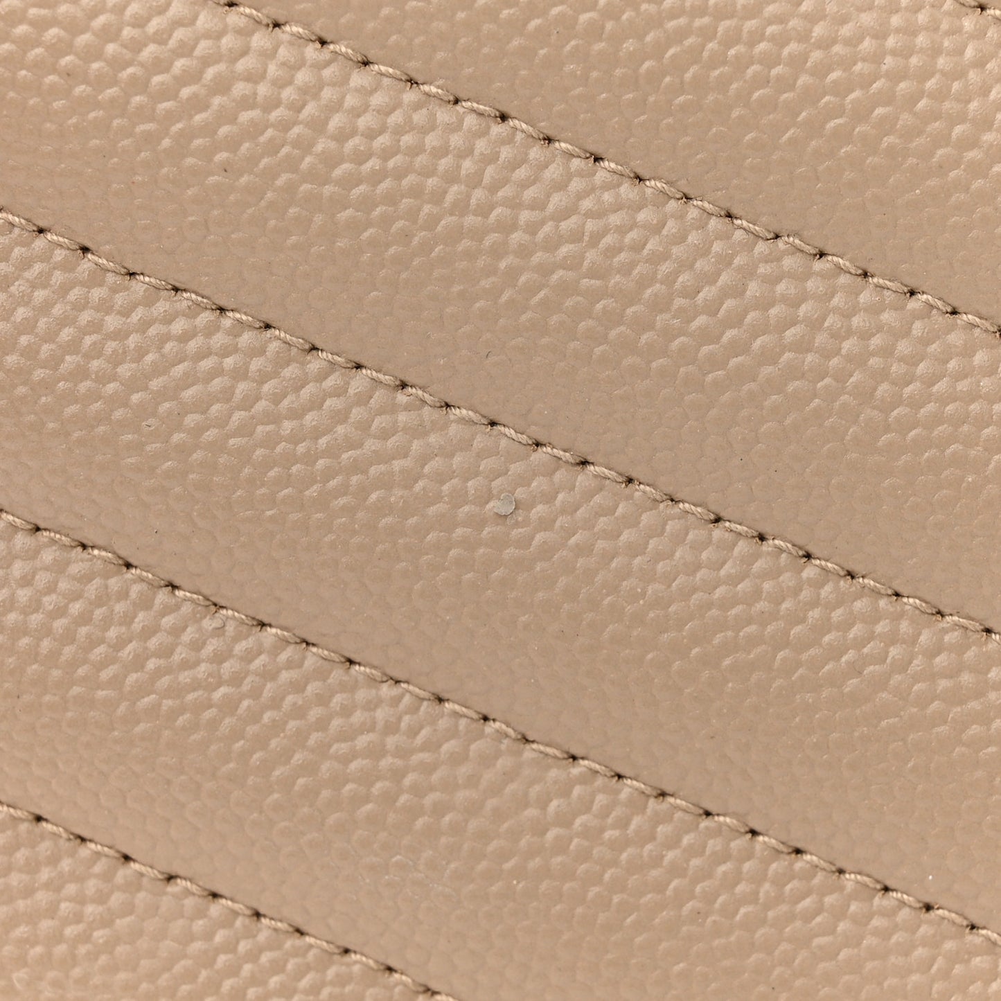 Grain De Poudre Matelasse Chevron Monogram Envelope Chain Wallet Nude Powder