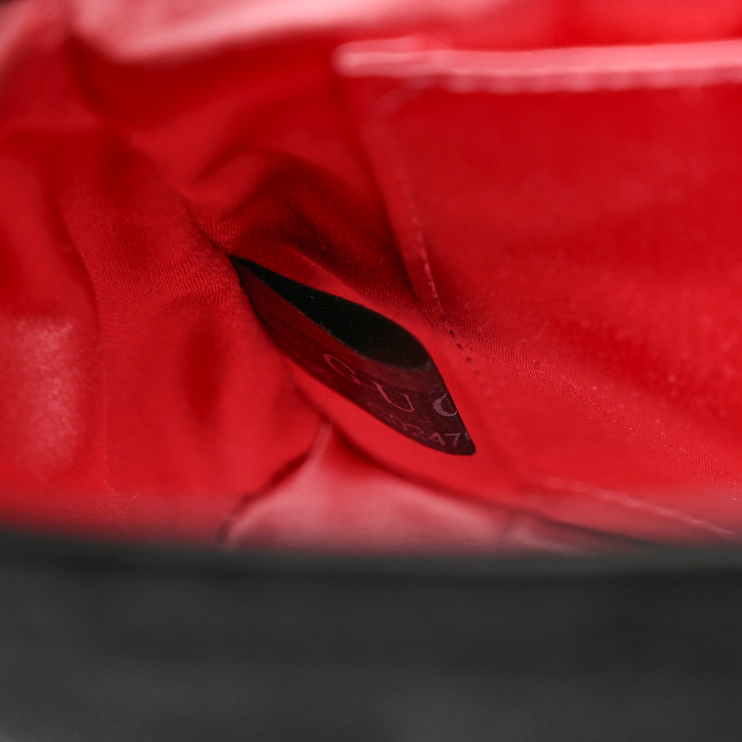 Velvet Matelasse Mini GG Marmont Shoulder Bag Black