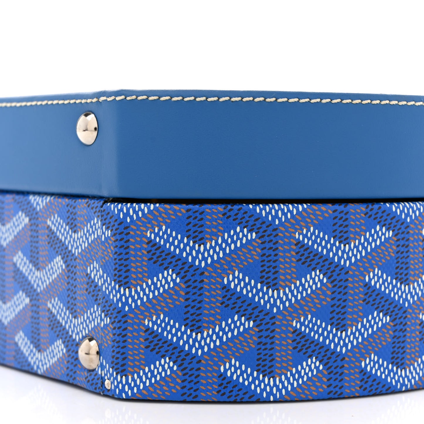 Goyardine Alto Hatbox Sky Blue