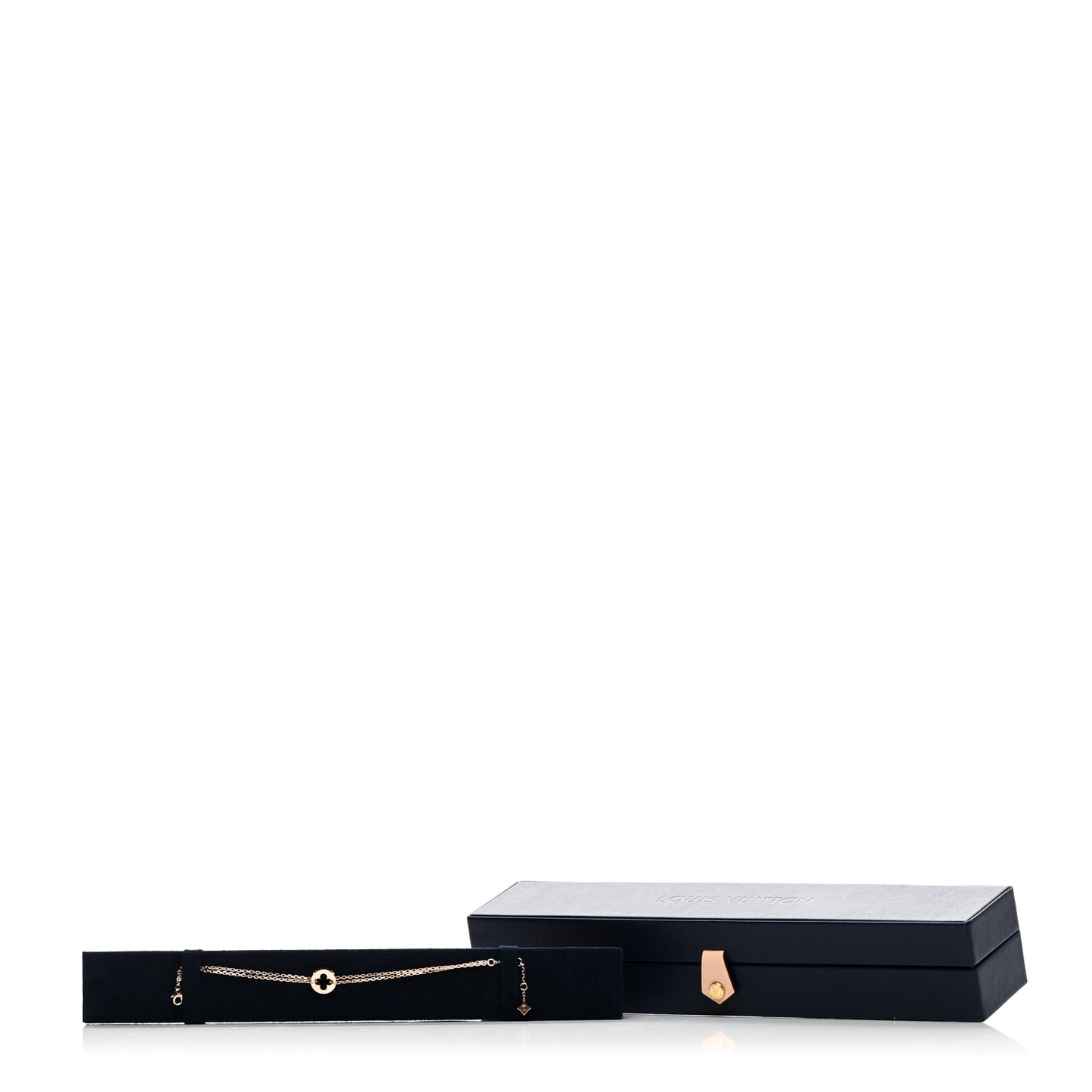 18K Rose Gold Empreinte Chain Bracelet